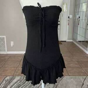 NWOT Urban Outfitters No Sleeves Black Romper